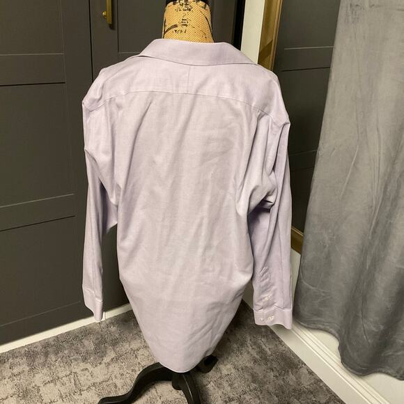 Paul Fredrick impeccable dobby, cotton dress shirt 16 1/2 34 - Picture 4 of 4